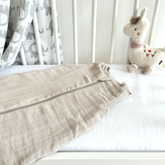 Makian Muslin sleeping bag - Greige - Size 110 cm