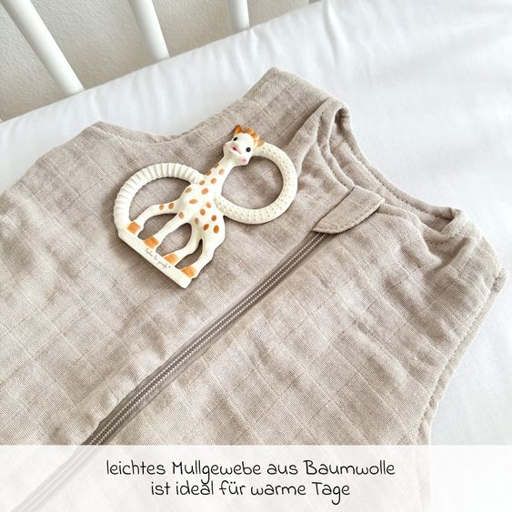 Makian Muslin sleeping bag - Greige - Size 110 cm