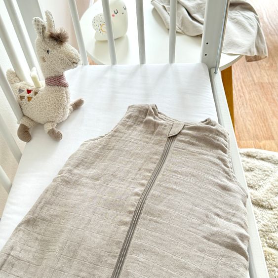 Makian Muslin sleeping bag - Greige - Size 110 cm
