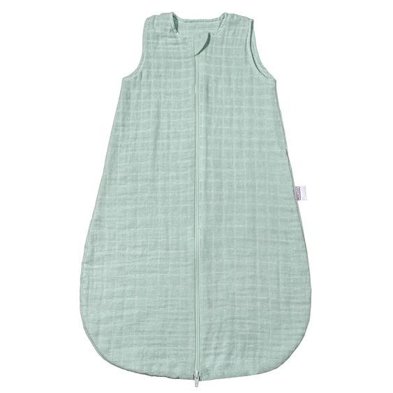 Makian Musselin-Schlafsack - Mintgrün - Gr. 70 cm