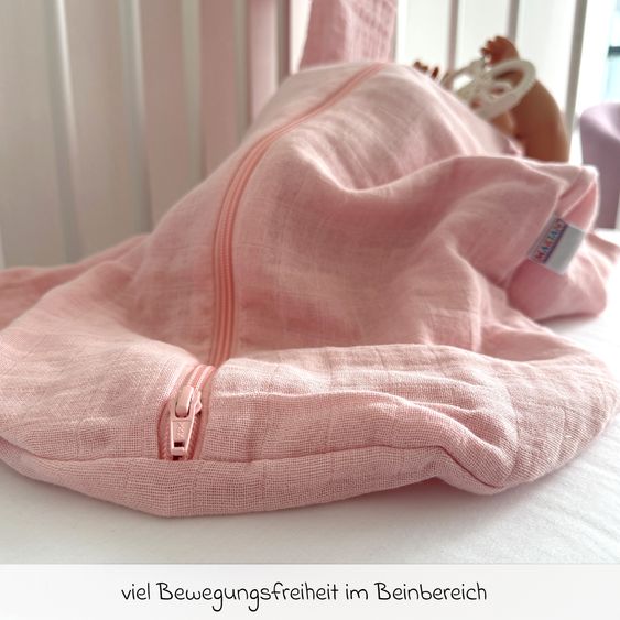 Makian Sacco a pelo in mussola - polvere - misura 70 cm