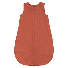 Muslin sleeping bag - Terracotta - Size 60 cm