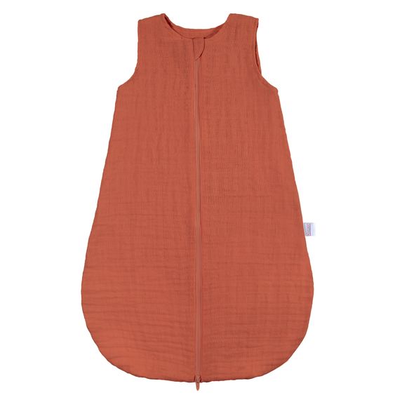 Makian Musselin-Schlafsack - Terracotta - Gr. 80 cm