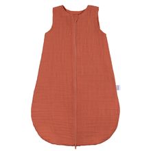 Muslin sleeping bag - Terracotta - Size 90 cm
