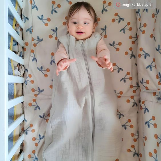 Makian Muslin sleeping bag - Terracotta - Size 90 cm