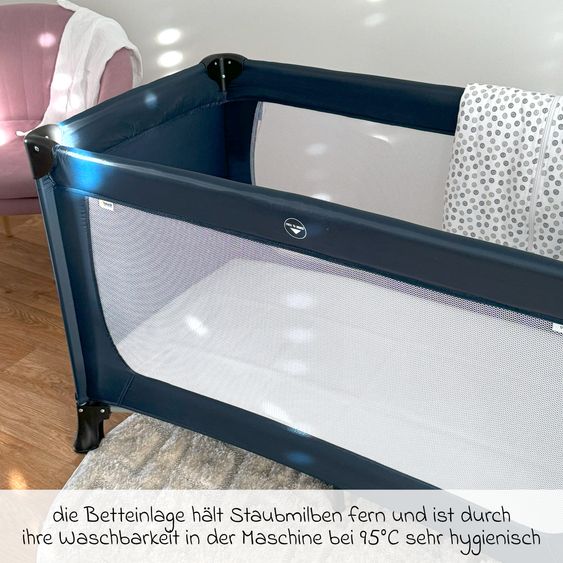 Makian Wasserdichte Betteinlage / Matratzenauflage für Baby- & Reisebetten - Molton 60 x 120 cm