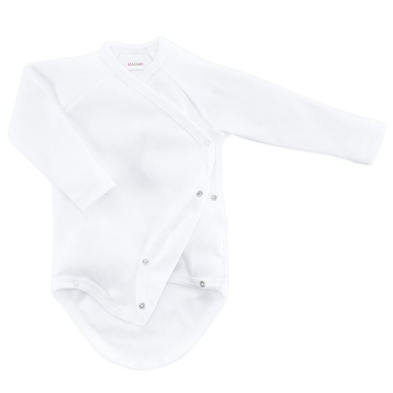 Makian Wickelbody 3er Pack Long Sleeve - White - Gr. 62/68