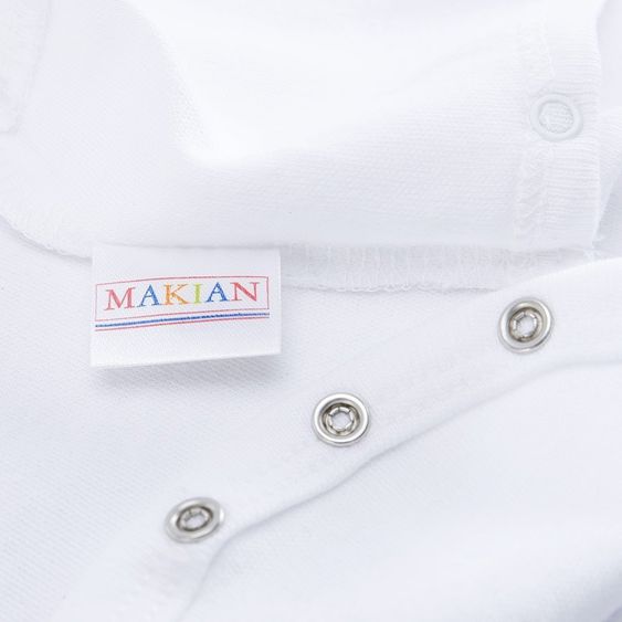 Makian Wickelbody 3er Pack Long Sleeve - White - Gr. 62/68
