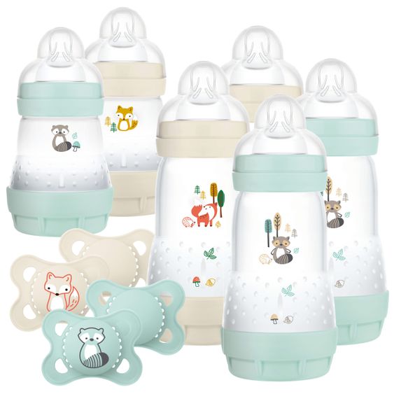 MAM 10-tlg. Starter-Set Easy Start Anti-Colic Elements - Mint Beige