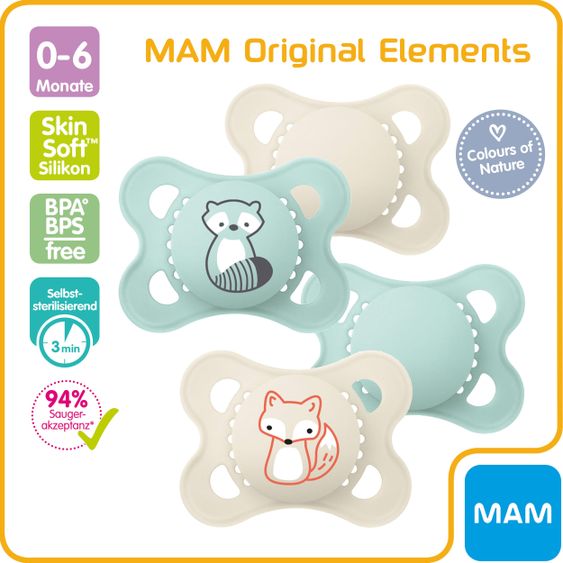 MAM 10-tlg. Starter-Set Easy Start Anti-Colic Elements - Mint Beige