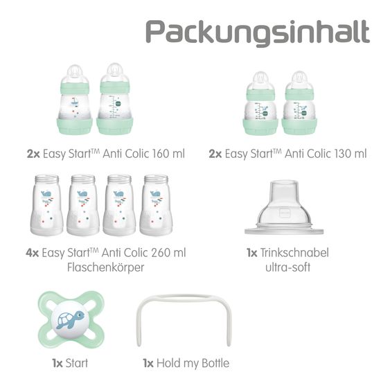 MAM 11-tlg. Starter-Set Easy Start Anti-Colic - Mint