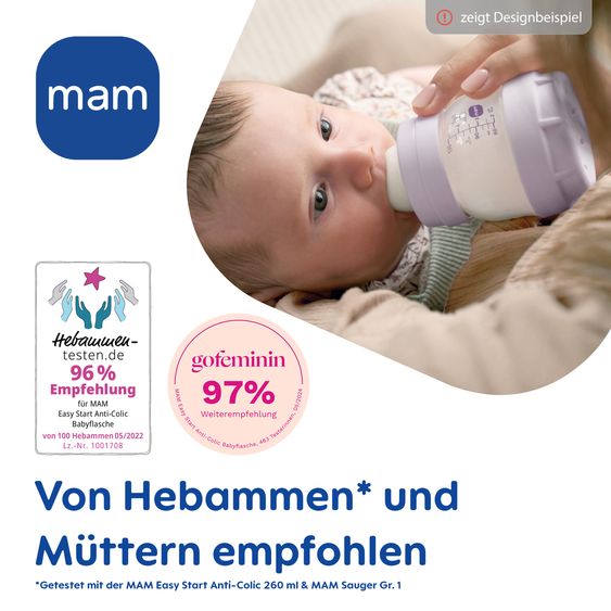 MAM 3-tlg. Starter Set S Easy Start Anti-Colic - Lila