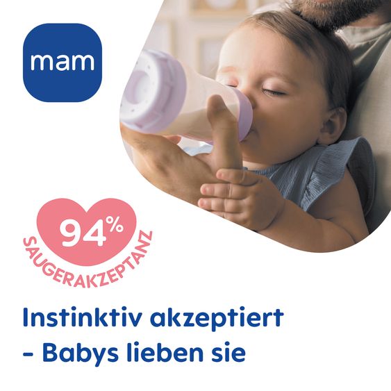 MAM 5-tlg. Starter Set Welcome to the world - 3 PP-Flaschen Easy Start Anti-Colic, Schnuller Start & Schnullerkette - Beige