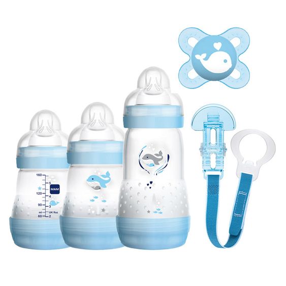 MAM 5-tlg. Starter-Set Welcome to the World - Blau