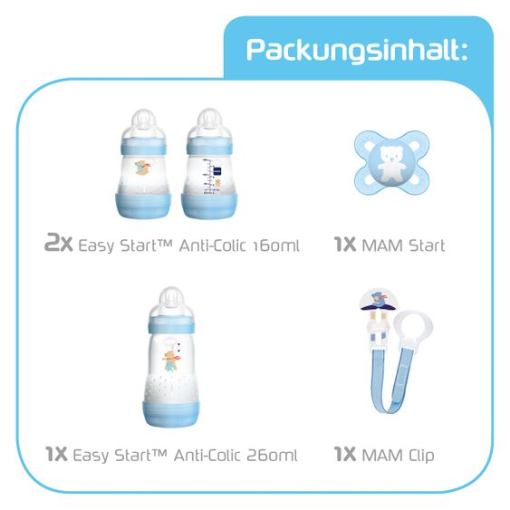 MAM 5-piece starter set Welcome to the world - Boy