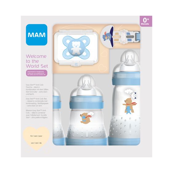 MAM 5-piece starter set Welcome to the world - Boy