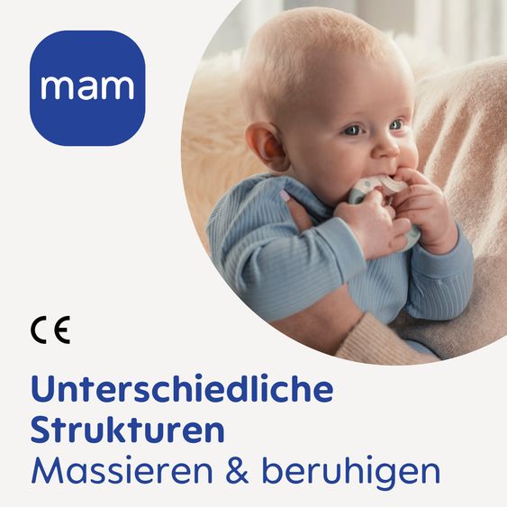 MAM Beißring Bite & Brush - Rosa