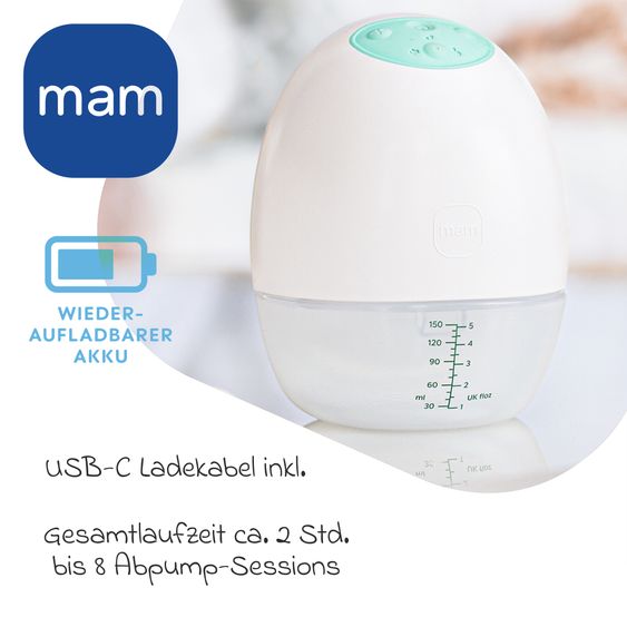 MAM Elektrische Milchpumpe Hands-free