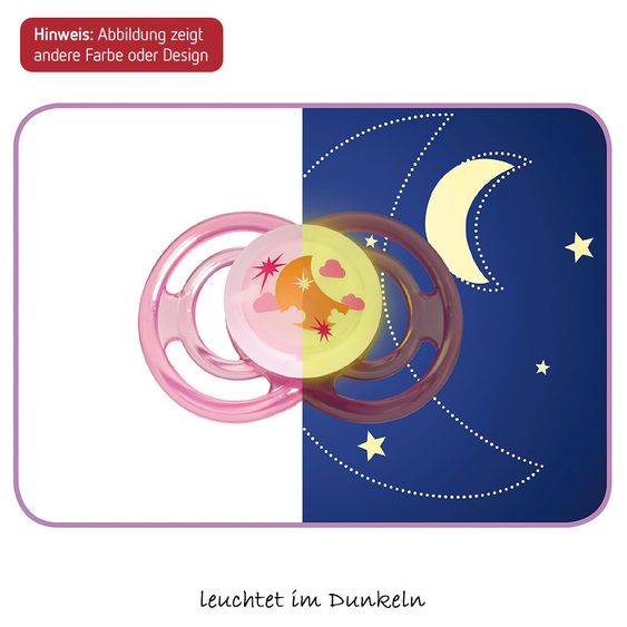 MAM Leucht-Schnuller Perfect Night - Silikon 0-6 M - für Jungen