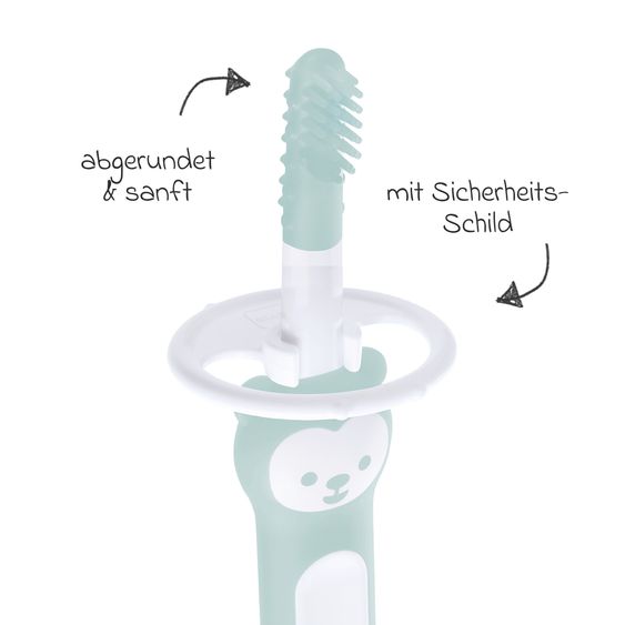 MAM Massage toothbrush Massaging Brush - Mint