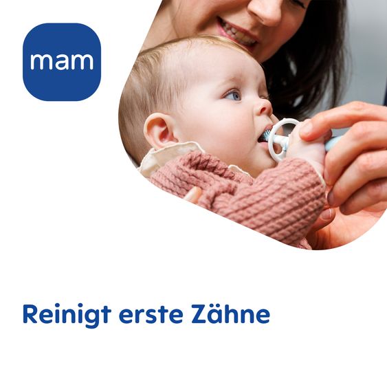 MAM Massage-Zahnbürste Massaging Brush - Mint