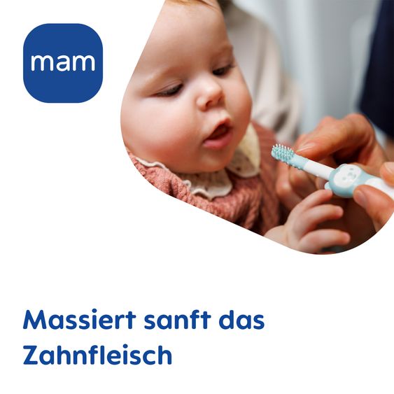 MAM Massage-Zahnbürste Massaging Brush - Mint