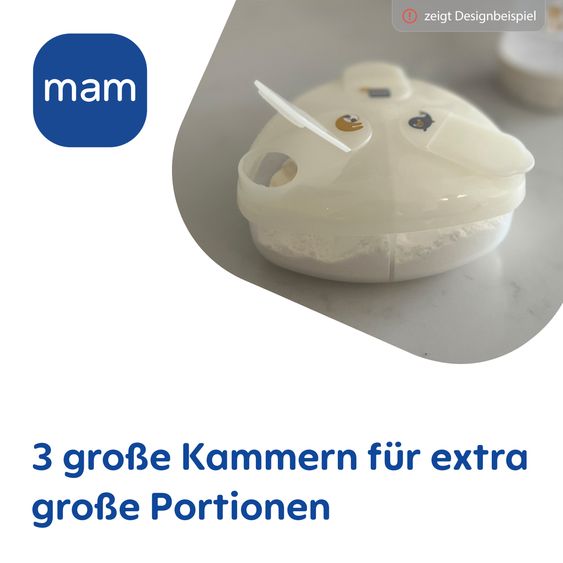 MAM Milk Powder Dispenser Milk Powder Box - Whale & Frog