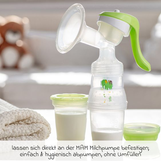 MAM Muttermilch-Aufbewahrungsbehälter 5er Pack je 120 ml