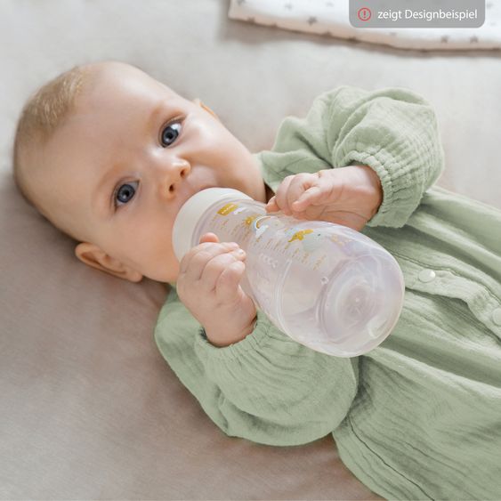MAM PP-Flasche 2er Pack Easy Active Baby Bottle - Silikon 330 ml - Fuchs - Gr. 2