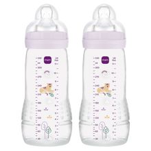 PP-Flasche 2er Pack Easy Active Baby Bottle - Silikon 330 ml - Tiger - Gr. 2