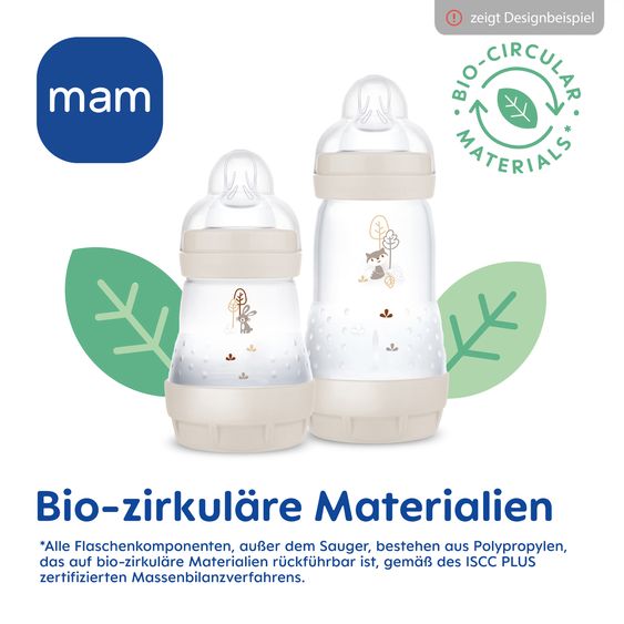 MAM PP-Flasche 2er Pack Easy Start Anti-Colic 160 ml - Blau