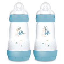 Bottiglia PP 2-pack Easy Start Anti-Colic 260 ml - Blu