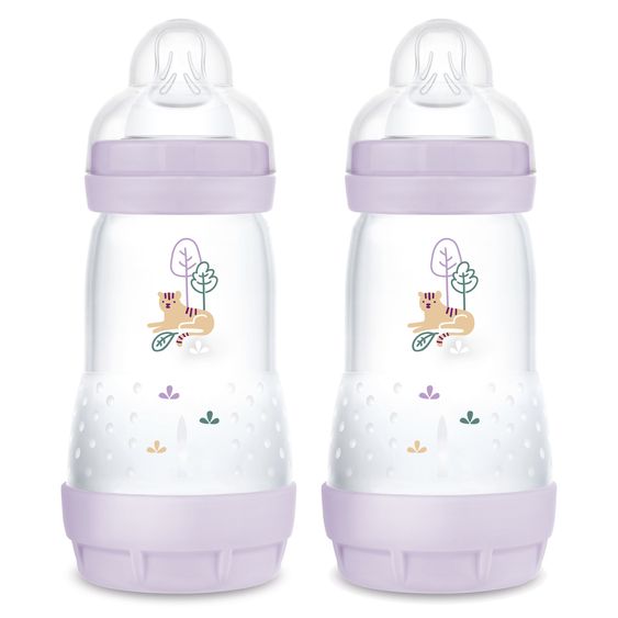 MAM PP-Flasche 2er Pack Easy Start Anti-Colic 260 ml - Lila