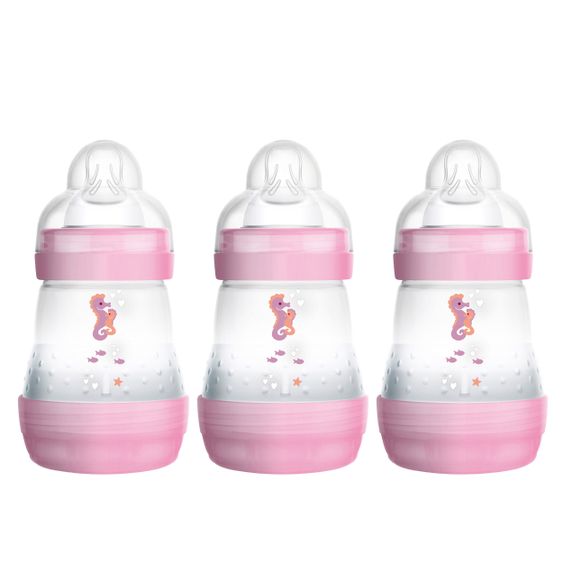 MAM PP-Flasche 3er Pack Easy Start Anti-Colic 160 ml - Rosa