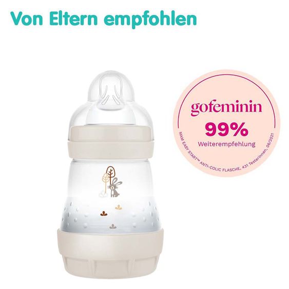 MAM Bottiglia in PP Easy Start Anti-Colic 160 ml - Beige