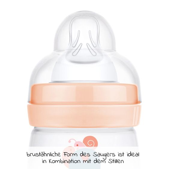 MAM PP-Flasche Easy Start Anti-Colic 160 ml + Silikon-Sauger Gr. 1 - Schildkröte