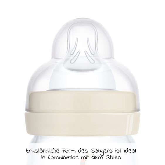 MAM PP-Flasche Easy Start Anti-Colic 260 ml + Silikon-Sauger Gr. 1 - Elefant