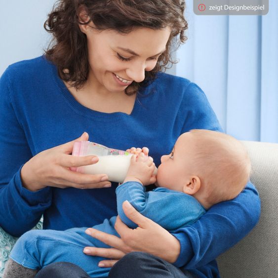 MAM PP-Flasche Easy Start Anti-Colic 260 ml + Silikon-Sauger Gr. 1 - Elefant