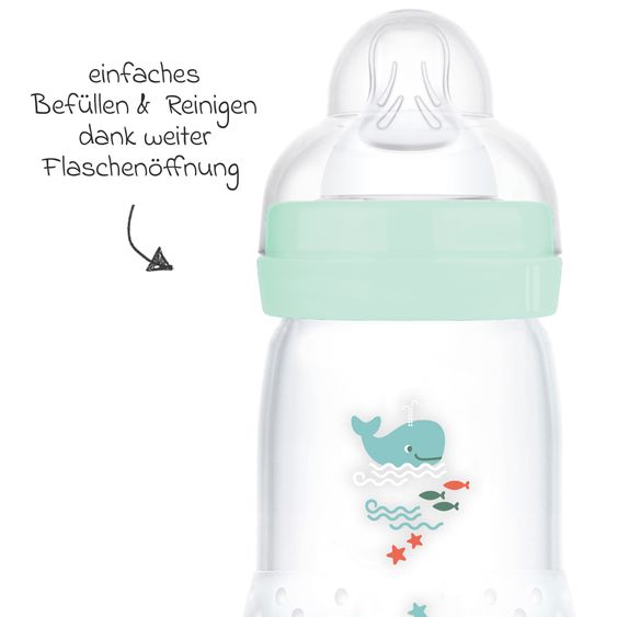 MAM PP-Flasche Easy Start Anti-Colic 260 ml - Wal - Mint