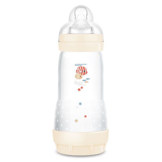 MAM PP-Flasche Easy Start Anti-Colic 320 ml - Fische - Beige