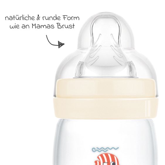 MAM PP-Flasche Easy Start Anti-Colic 320 ml - Fische - Beige