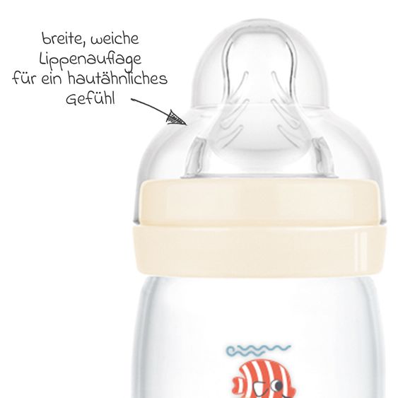 MAM Bottiglia in PP Easy Start Anti-Colic 320 ml - Pisces - Beige