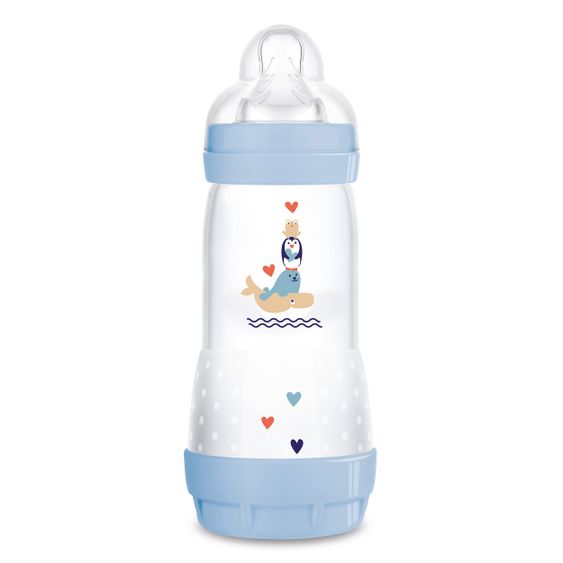 MAM PP-Flasche Easy Start Anti-Colic 320 ml + Silikon-Sauger Gr. 2 - Wal & Robbe
