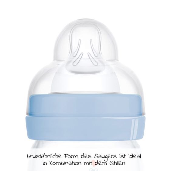 MAM PP-Flasche Easy Start Anti-Colic 320 ml + Silikon-Sauger Gr. 2 - Wal & Robbe