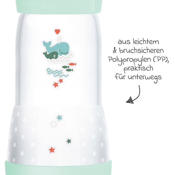 MAM PP-Flasche Easy Start Anti-Colic 320 ml - Wale - Mint