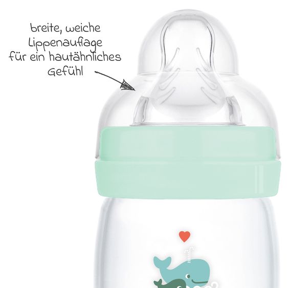 MAM Bottiglia in PP Easy Start Anti-Colic 320 ml - Wale - MInt