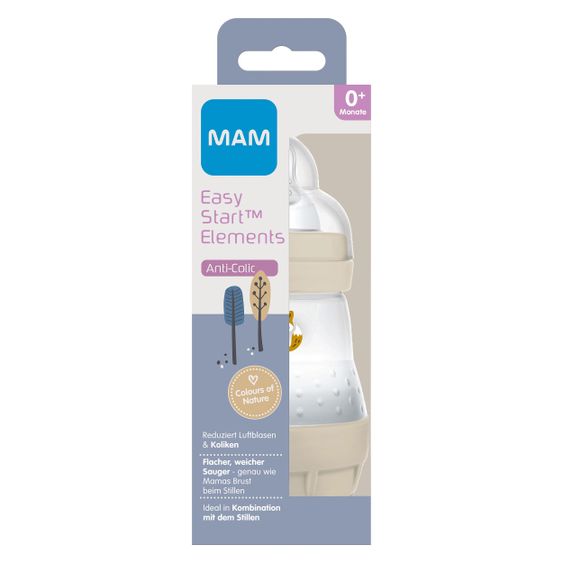 MAM PP-Flasche Easy Start Anti-Colic Elements 160 ml - Fuchs