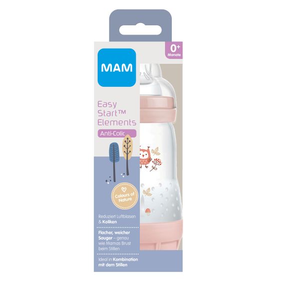 MAM PP-Flasche Easy Start Anti-Colic Elements 260 ml - Eule