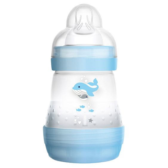 MAM PP-Flasche Easy Start Anti-Kolik 160 ml - Silikon 1 Loch - für Jungen