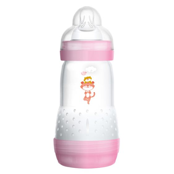 MAM PP-Flasche Easy Start Anti-Kolik 260 ml - Silikon Gr. 1 - Tiger